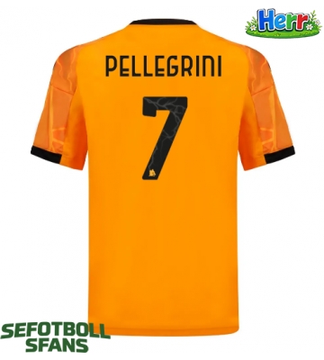AS Roma Lorenzo Pellegrini #7 Bortatröja 2025-26 Kortärmad